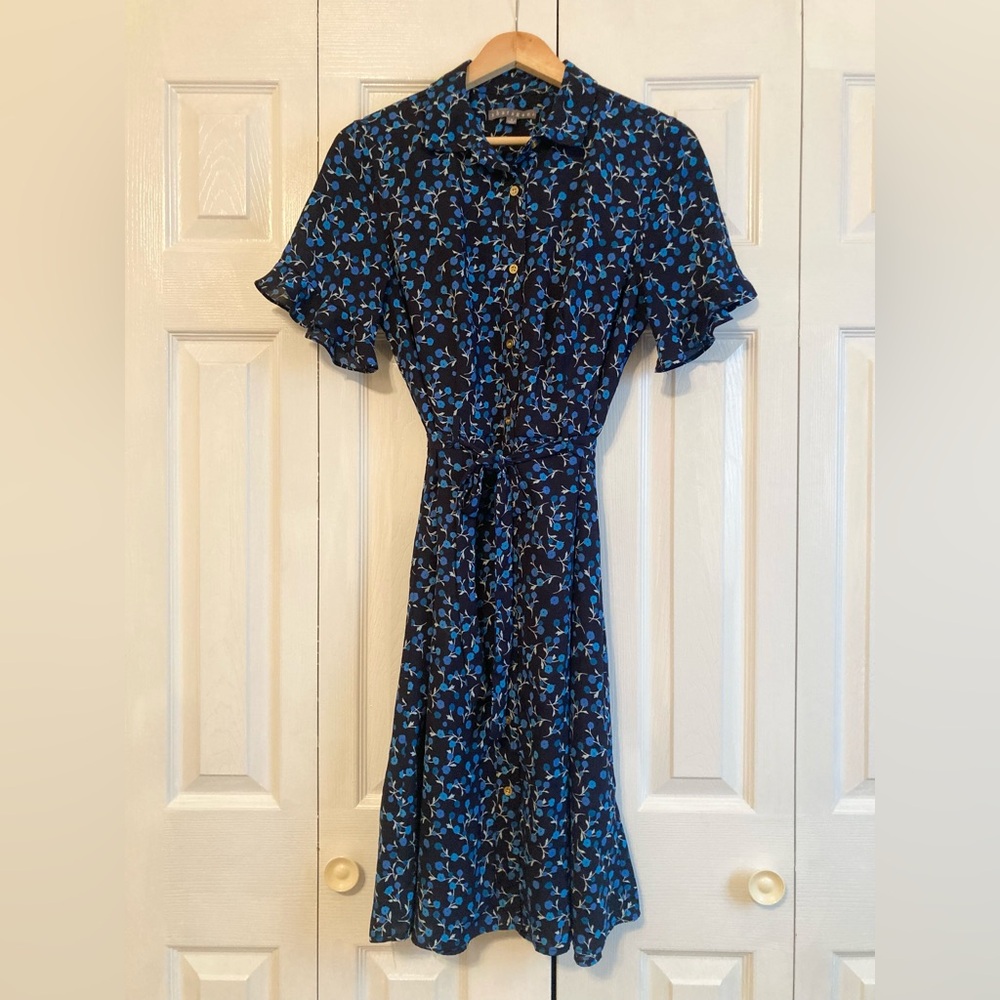 Size 8 Button Down Midi Shirt Dress